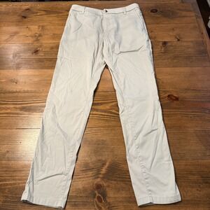 Birddogs Pants Men 32 x 32 Light Gray Chino Stretch Boomstick Performance‎ Work